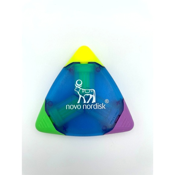 Novo Nordisk 3-in-1 Triangle Highlighter Drug Rep Pharma Promo Collectible